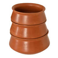 MH Terracotta Clay Handi Set Of 3