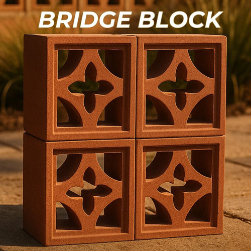 8inch Bridge Jali Block