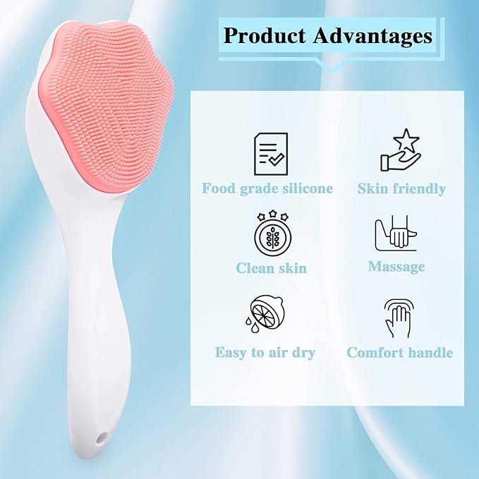 Facial Cleaning Brushes - Color: White