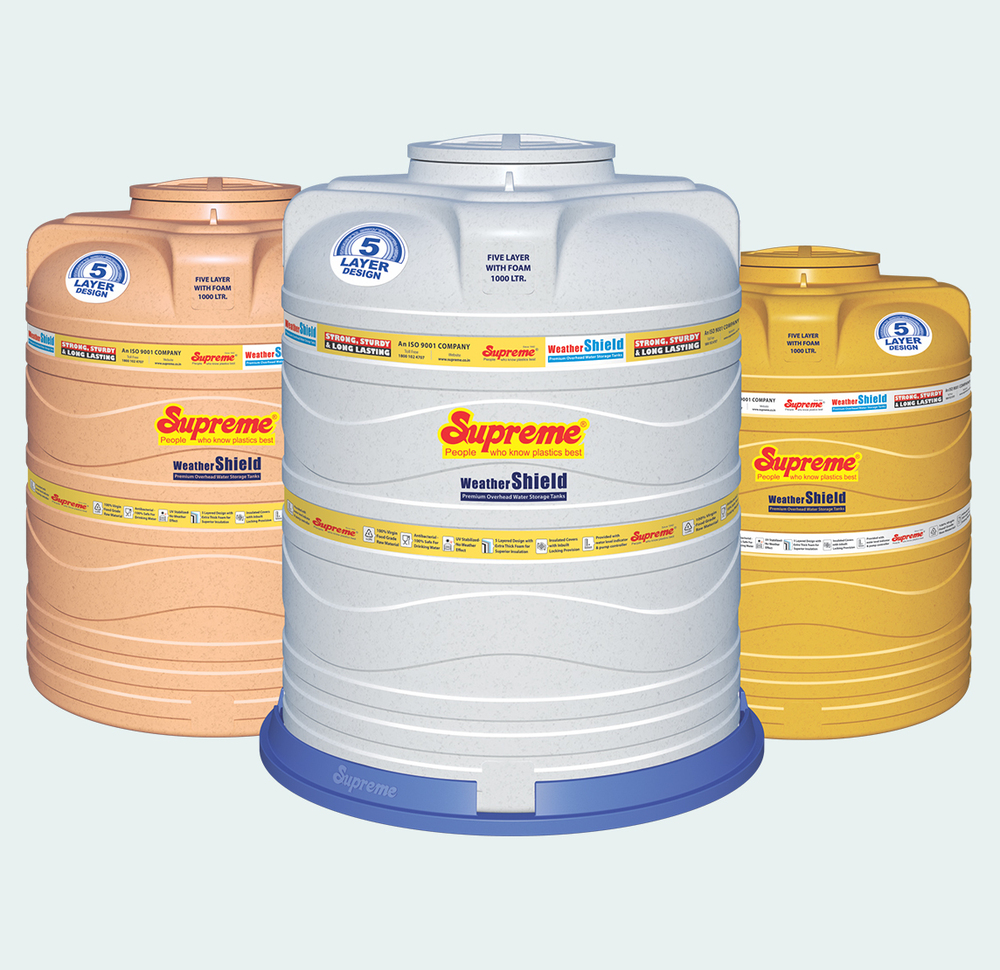 WeatherShield Premium Overhead Water Storage Tanks