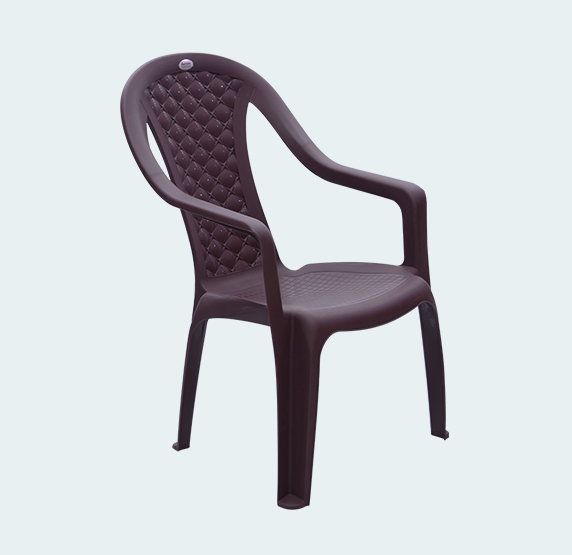 Havana Plastic Long Back Chair