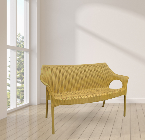 Love Seat Plastic Sofa Set