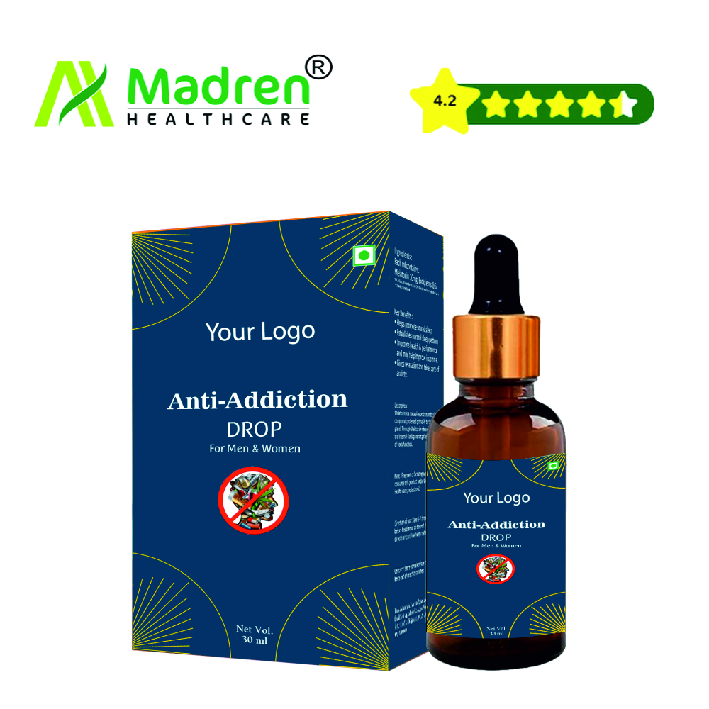 Anti Addiction Drops - Age Group: For Adults