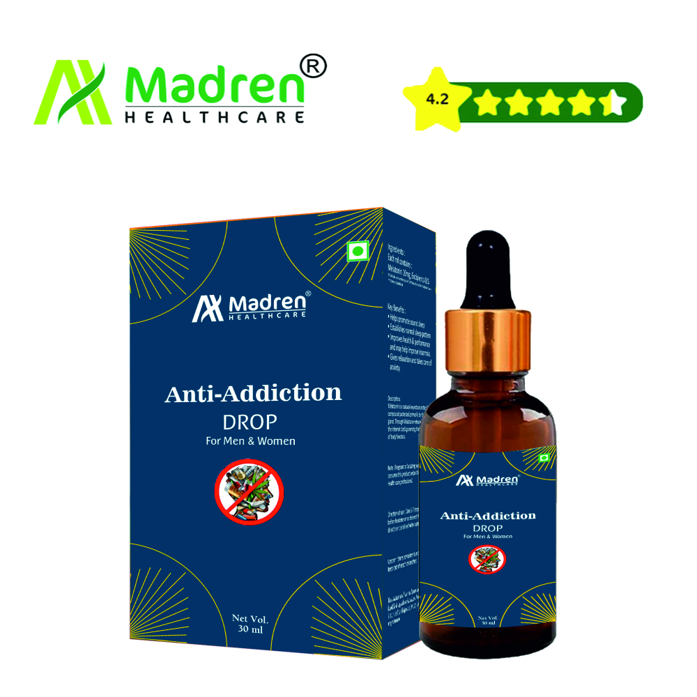 Anti Addiction Drops - Age Group: For Adults