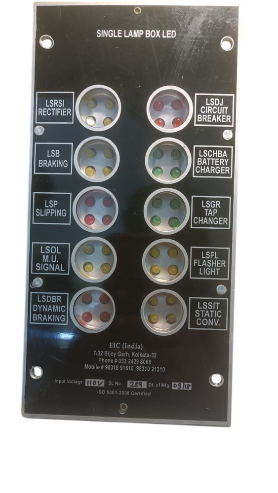10 Points Led Indication Panel - Frequency: 50 Hertz (Hz)