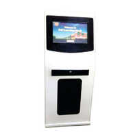 Computer Kiosk - Color: Black & White