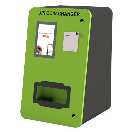 Upi Based Coin Changer Machine - Color: Green