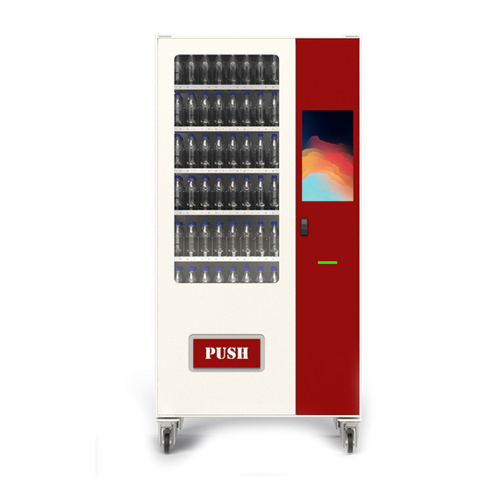 Cashless Water Bottle Vending Machine - Color: White