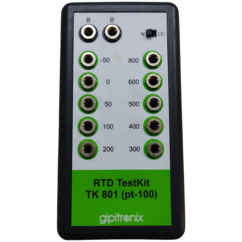 Tk 801 (Pt-100) Rtd Test Kit - Color: Black