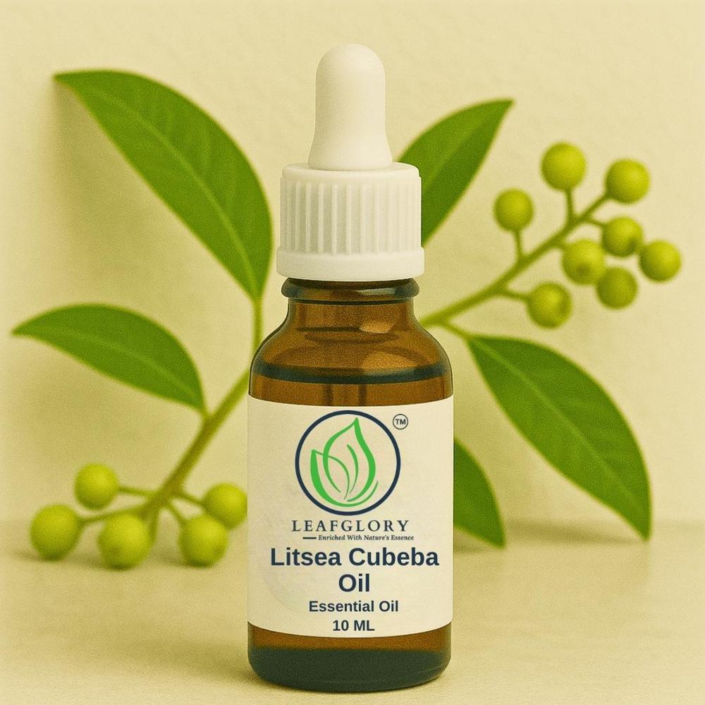 Litsea Cubeba Oil 100% Pure & Natural Citrus Essential Oil for Fragrance, Cleaning & Aromatherapy | Manufacturer & Exporter | Leafglory