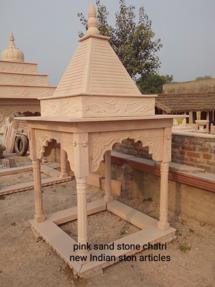 Designer Pink Sand Stone Chhatri
