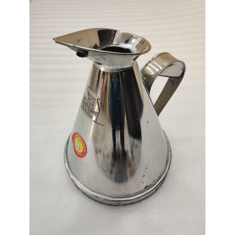 5Ltr Steel Fuel Measuring (Conical) Utensil - Capacity: 5 Ltr