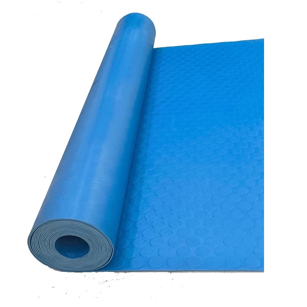 Electric Rubber Mat Blue With Certificate - Features: Anti-Skid