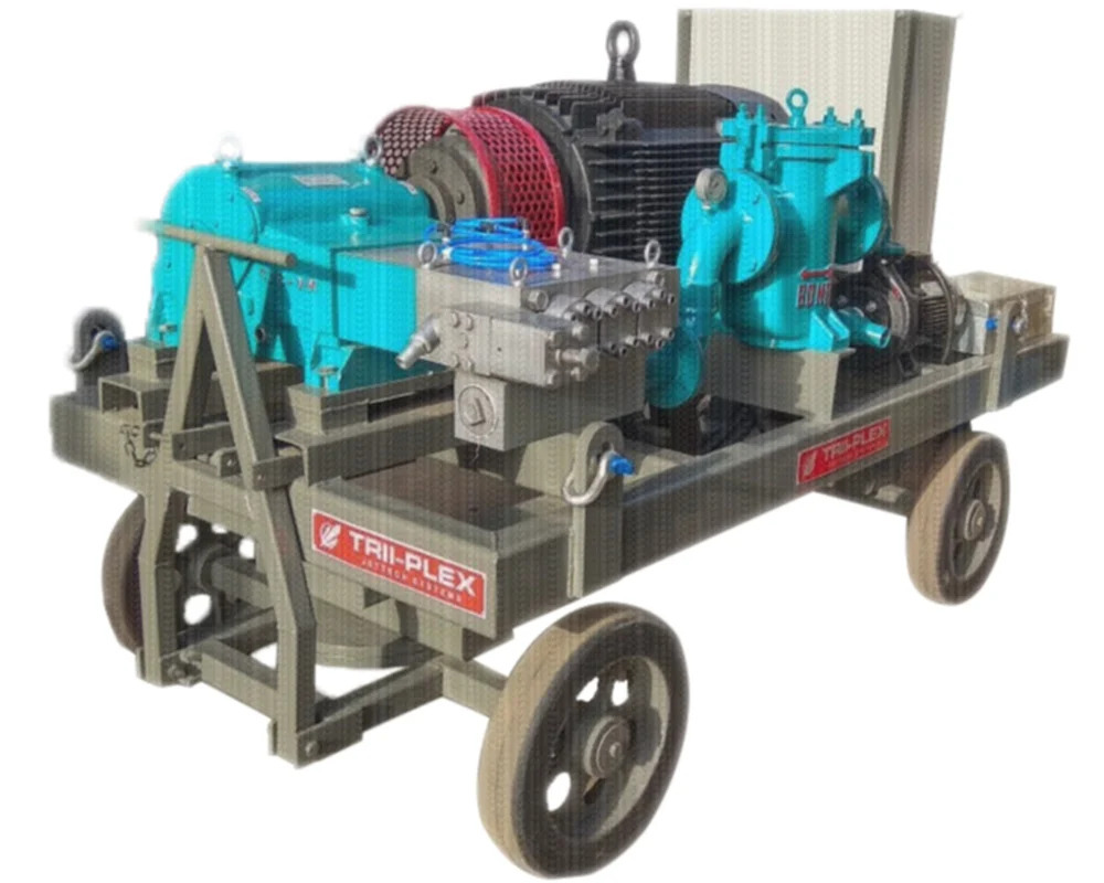 High Pressure Reciprocating Plunger Pump - Color: Black