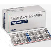 Dilvas Enalapril Maleate 10mg Tablet, Blood Pressure Medicine - Dosage Form: Tablet
