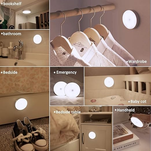 Motion Sensor Rechargeable Light - Color: White
