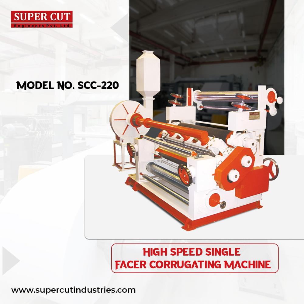 High Speed Single Facer Corrugating Machine