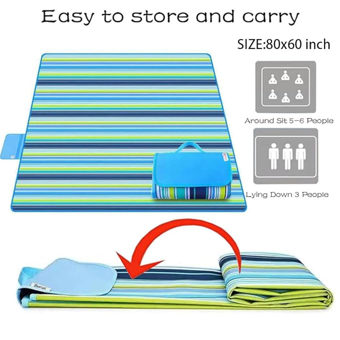 Beach Blanket Outdoor Picnic Blankets Mat