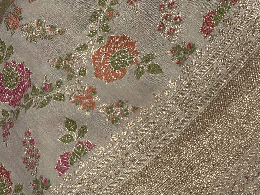 Handloom Maroon Soft Katan Saree