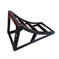 Metal Wheel Chock - Color: Black