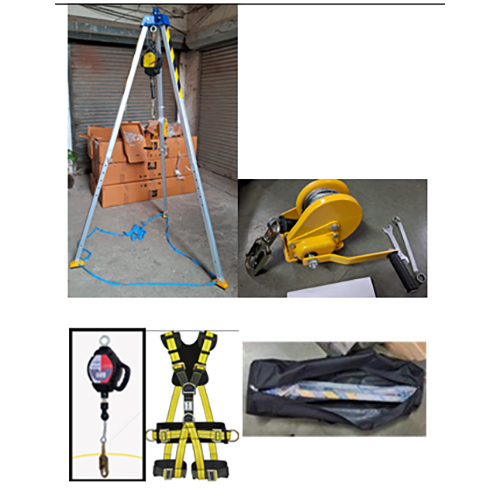 Confined Space Entry Kit With Tripod Includes - Input Power: Not Required Volt (V)