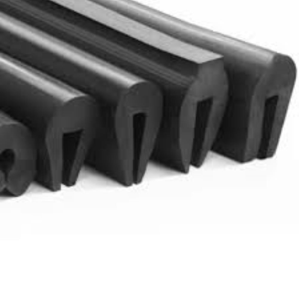 Wire Mesh Rubber Beading - Color: Black