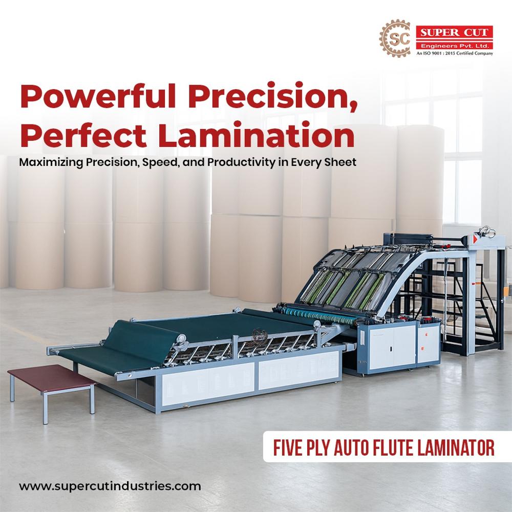 5 Ply Fully Auto Flute Laminator