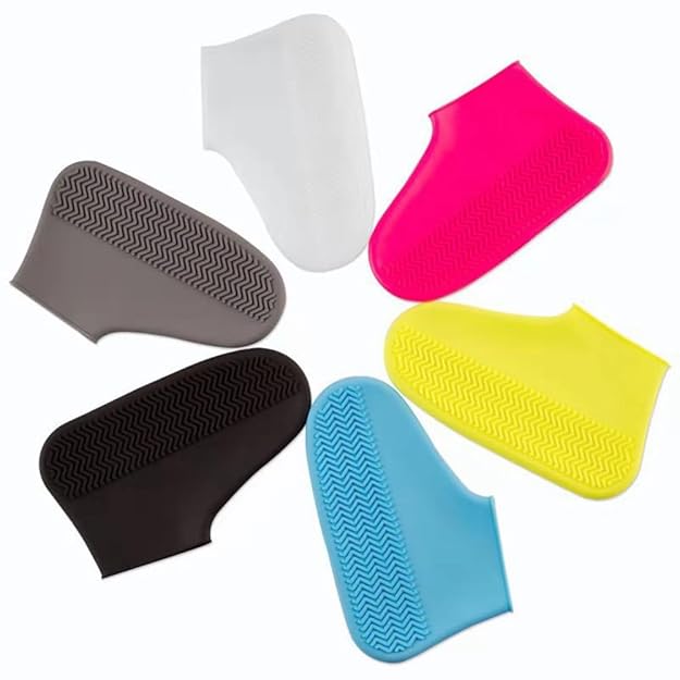 Waterproof Silicone Shoe Covers - Color: Multi