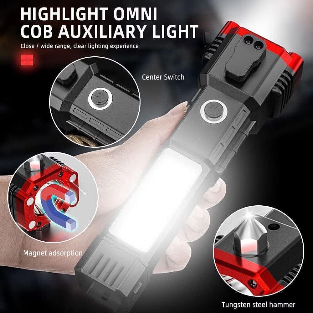 Rechargeable Hammer Torch - Color: Black