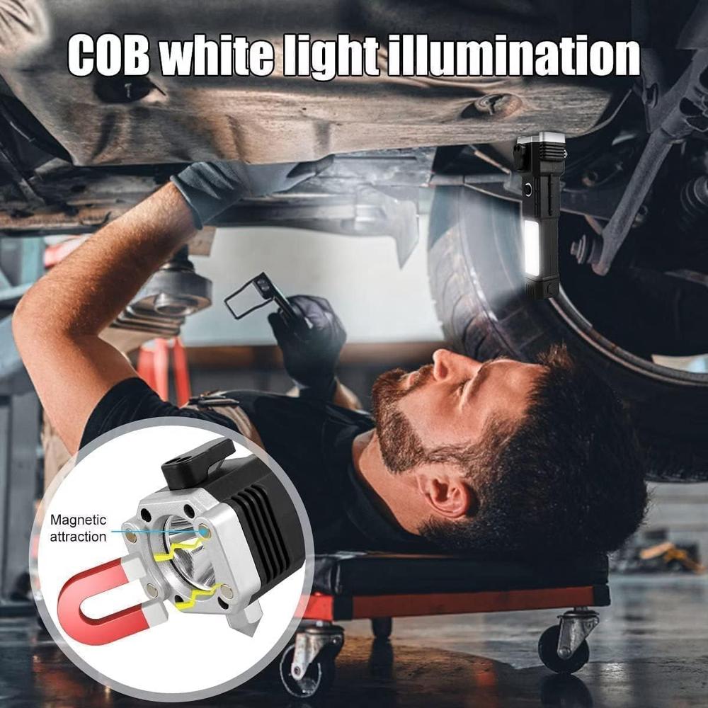 Rechargeable Hammer Torch - Color: Black