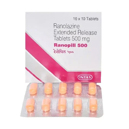 Ranolazine 500 Mg Tablet