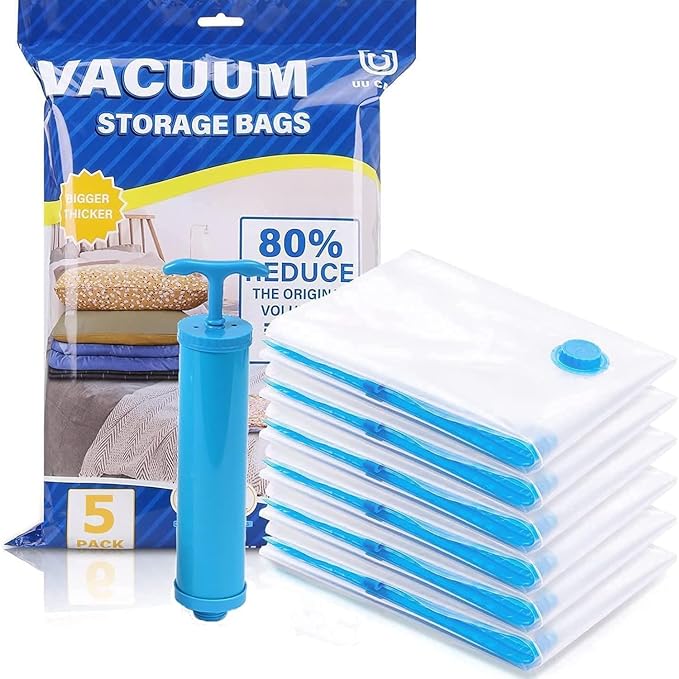 Vaccum Storage Bags For Clothes With Hand Pump
