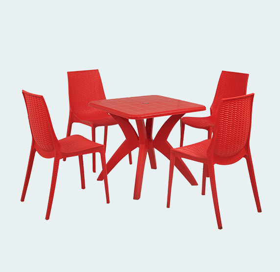 Dinner With Lumina 4 Seater Dining Table And Chairs