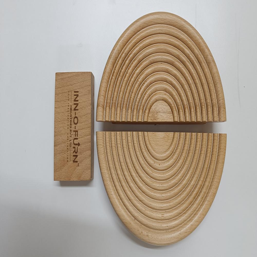 Brown Wooden Door Handle