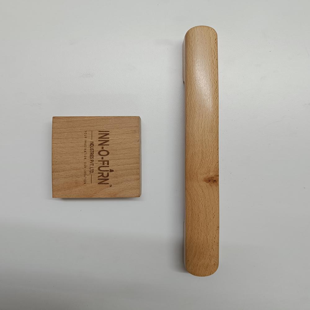 Brown Wooden Door Handle