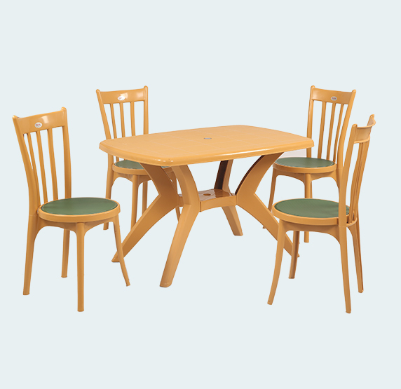 Melody With Antik 4 Seater Dining Set