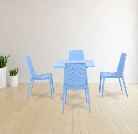 Olive With Lumina 4 Seater Dining Table And Chairs