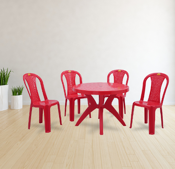 Optima With Dream Plastic Dining Table With Chair
