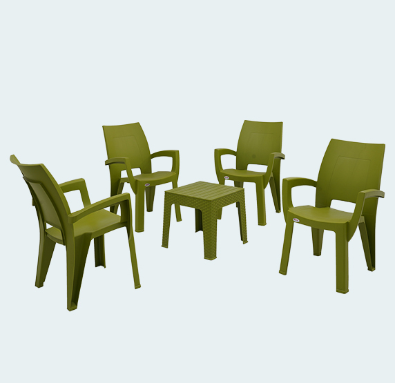 Jazz With Villa Plastic Table And Chairs