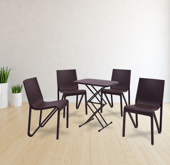 Scissor With Zyleg Plastic Table And Chairs