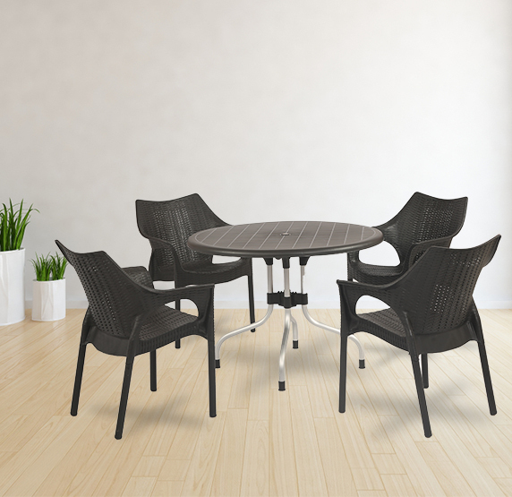 Cherry With Cambridge 4 Seater Dining Table And Chairs