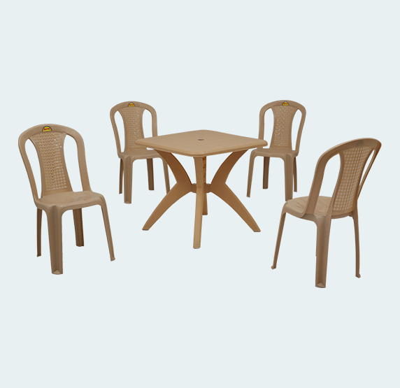 Dinner With Dream Plastic Table Chair Set