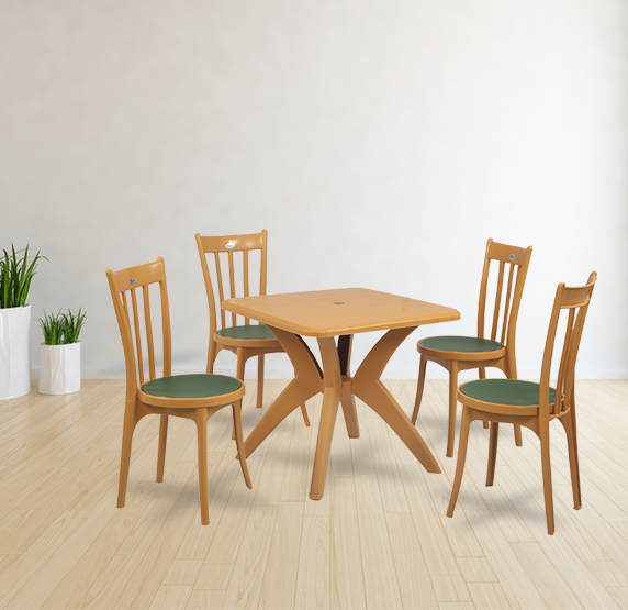 Dinner With Antik Plastic Table Chair Set