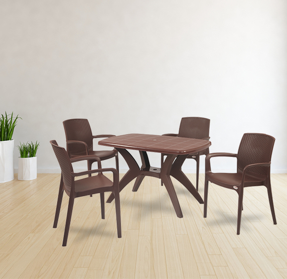 Melody With Texas 4 Seater Dining Set