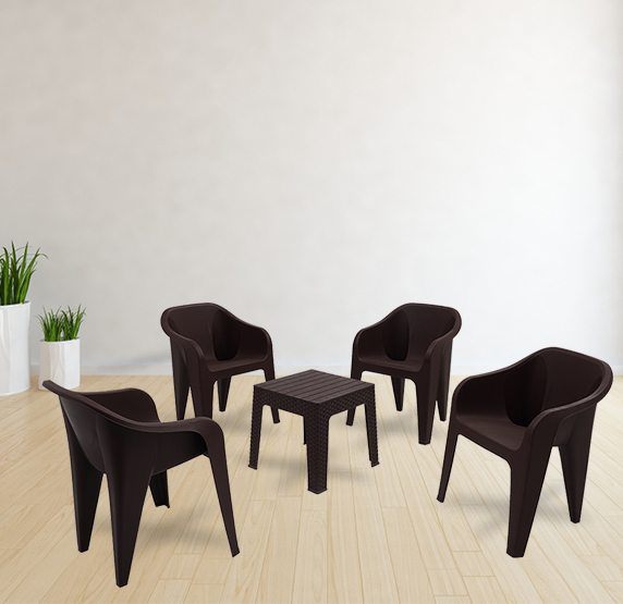 Jazz With Futura Plastic Dining Table With Chair