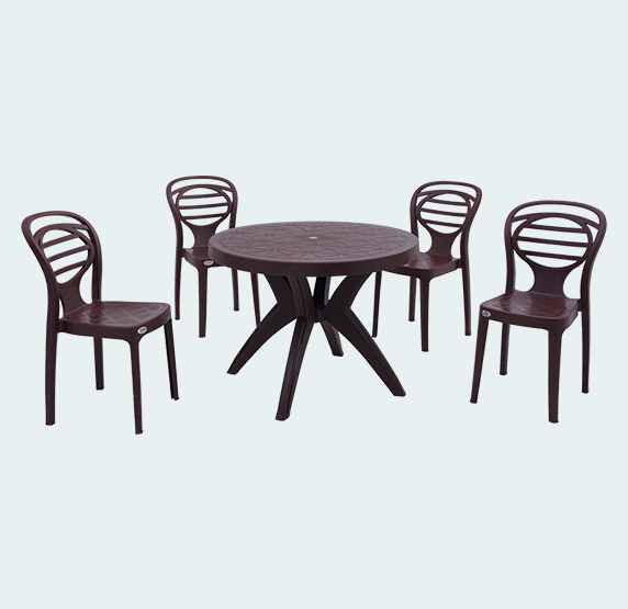 Marcus With Oak Plastic Table And Chairs