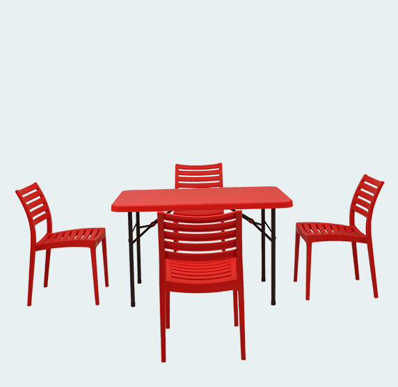 Swiss With Omega Plastic Chairs With Tables