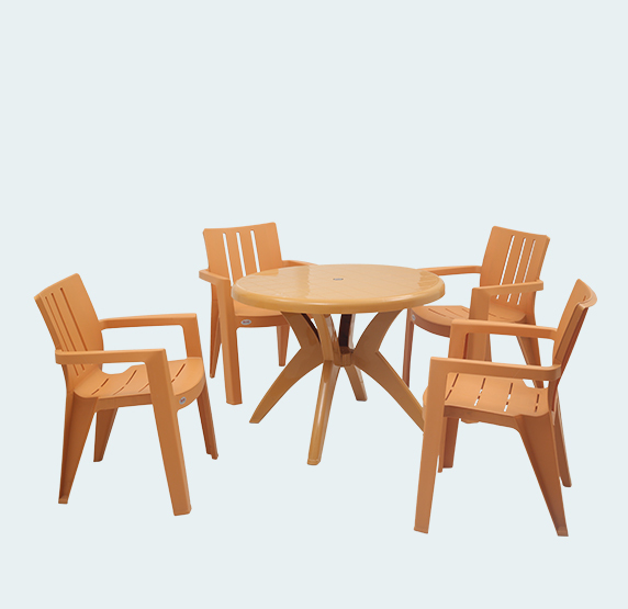 Marina With Kent Plastic Table Chair Set