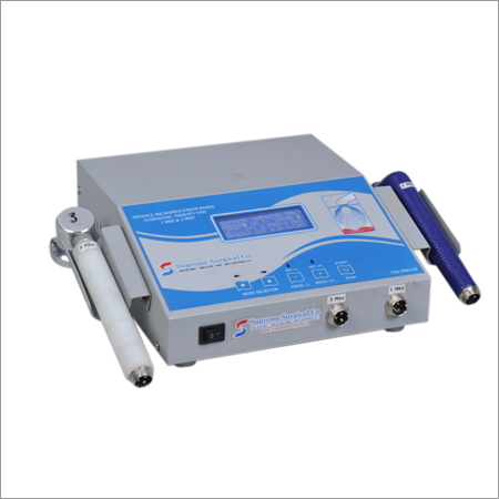 अल्ट्रासोनिक थेरेपी यूनिट (1& 3 मेगाहर्ट्ज)