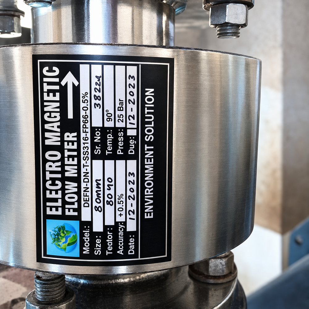 Electromagnetic Flow Meter - Color: Silver